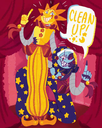 Sun and Moon (fanart)