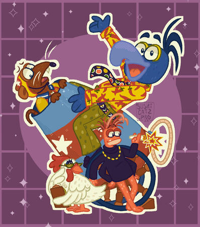 Gonzo and co (fanart)